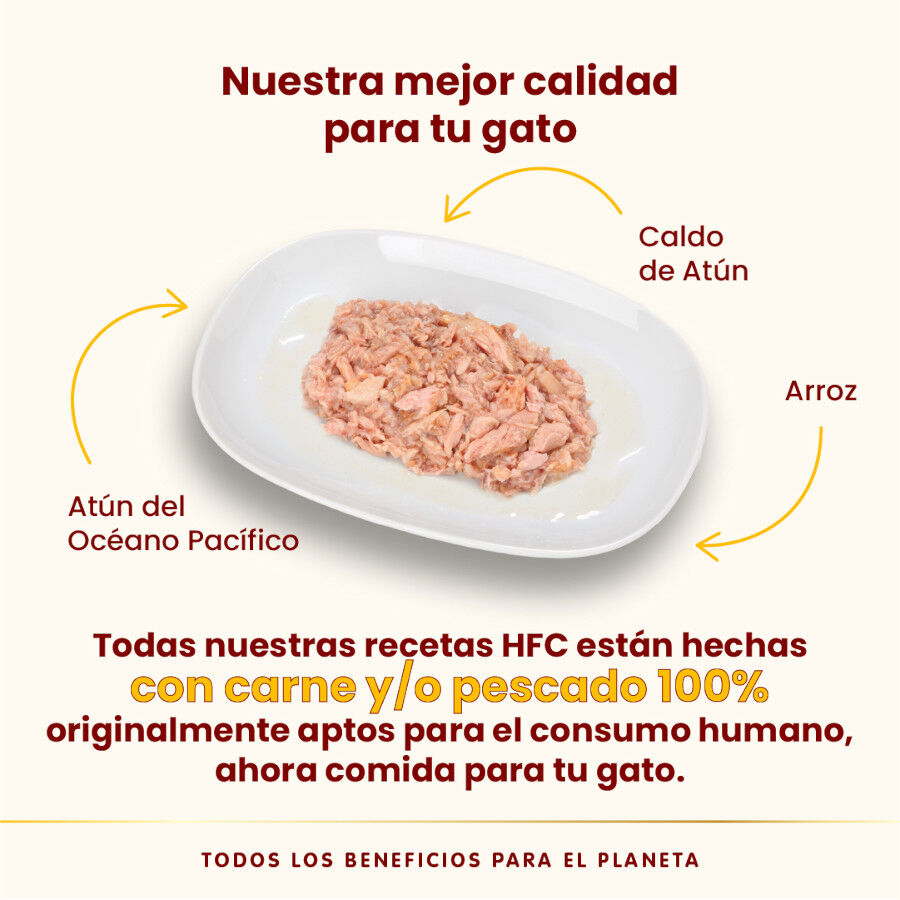 50 g Almo Nature HFC Sterilised At&uacute;n del Pac&iacute;fico sobre para gatos, , large indicador imagen numero 3